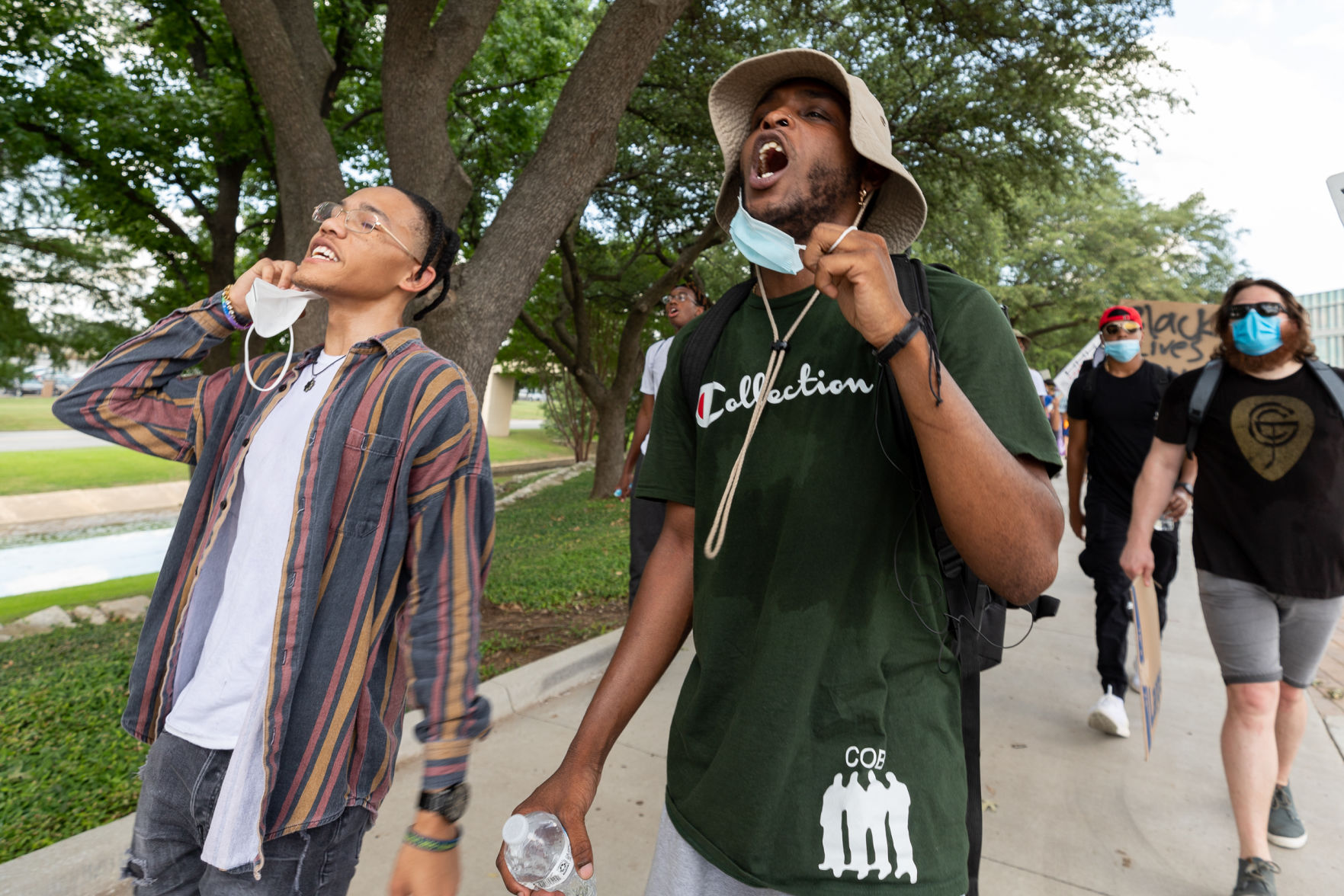 ‘That could’ve been me’: UTA students march, seek systemic change for black Americans